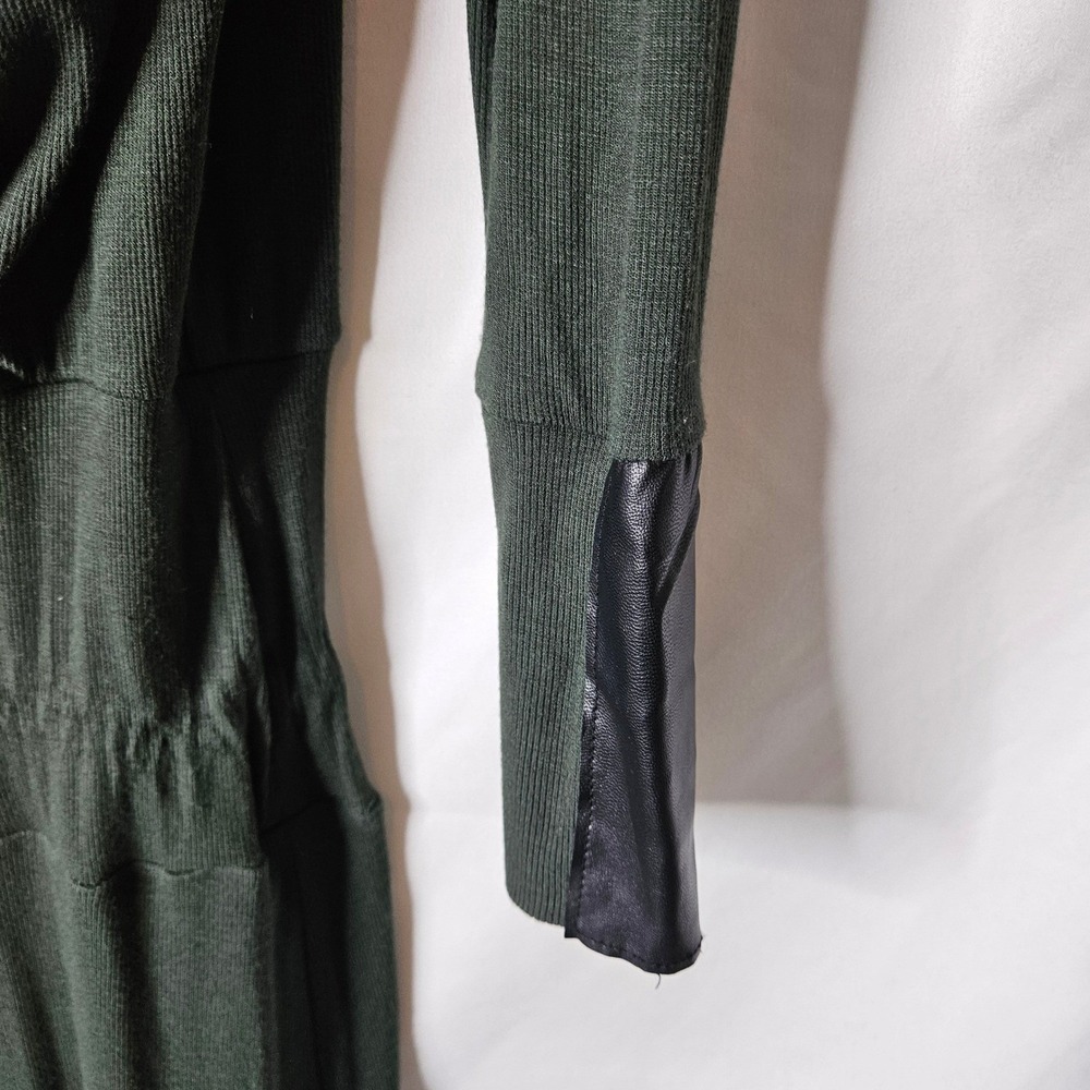Anthropologie Bordeaux Dolman Sleeve Drape Maxi Dress‎ in Moss sz XL - Picture 3 of 8